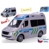 Auto polícia CZ 21,5 cm 1:20 na zotrvačník na batérie so svetlom a zvukom