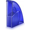 Stojan na časopisy Cep Happy transparentný modrý