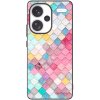 Picasee silikónový čierny obal pre Xiaomi Redmi Note 13 Pro+ 5G - Farebná strecha