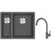 Súprava granitový drez Franke Maris 125.0687.270, kuchynská batéria Franke Lina 115.0626.022