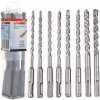 Sada vrtákov do muriva SDS-Plus, sada 8ks, 6-10mm, dĺžka160mm Tagred TA4181