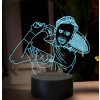 Beling 3D lampa,Daniil Medvedev, 16 farebná SXZ8
