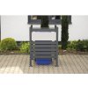 Westmann Planum 1 kovový box na odopadkové koše 1 x 240L 80 x 80 x 120 cm, antracit