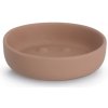 Zeller Keramická mydelnička BRASS TONE, Ø 11,2 cm, hnedá