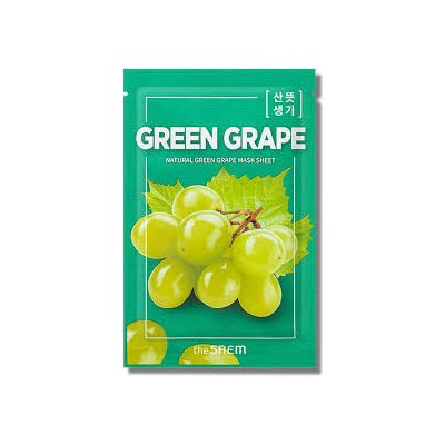 THE SAEM Natural Green Grape Sheet Mask