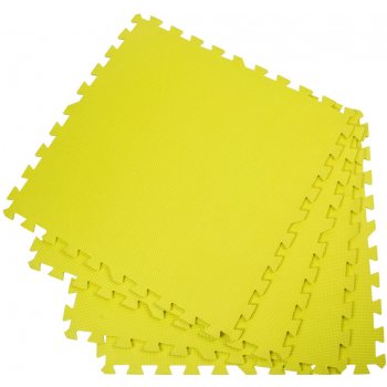 Eva koberec 60 x 60cm 4 ks žlutá