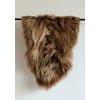 Ovčia kožušina islandská ovca hnedá