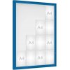 PROCITY Vonkajšia vitrína Classique, 16 x A4, plexi, modra