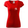 Bowling kolky - Dámske tričko Pure - 2XL ( Červená )