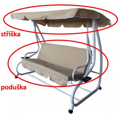 Rojaplast De Luxe Strieška + podušky béžová