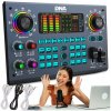 Bluetooth audio rozhranie DSP XLR USB-C Mikrofón Streaming Podcast Live