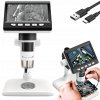 PRECIZNY DIGITÁLNY MIKROSKOP NA UČENIE ZOOM 1000x 2MP 8xLED USB-C Full HD PC