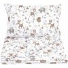 GIMME FIVE Komplet 2d gf 135x100cm jelenček hnedá/sivá