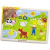 Puzzle drevené - farma 24 dieliky