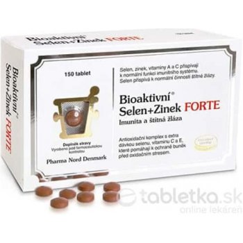 Bio-SELEN+ZINOK FORTE 100 μg selénu 60 ks od 13,89 € - Heureka.sk