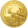 Zlatá investiční mince Jelen Obrovský Giant of the ice age 1 Oz 2022 Proof