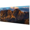 Nástenný panel horské slnko 100x50 cm