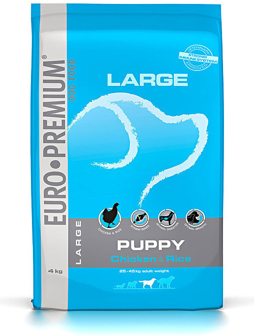 Euro-Premium Large Puppy Chicken & Rice 4 kg