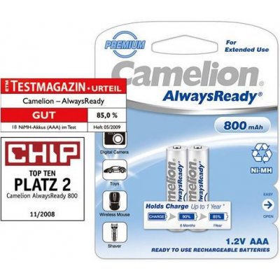 CAMELION PREMIUM AAA 800 mAh 2ks NH-AAA800AR-BP2 17408203