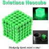 Magnetická NEOKOCKA - NEOCUBE magnetické guličky svietiace 216ks, 5mm