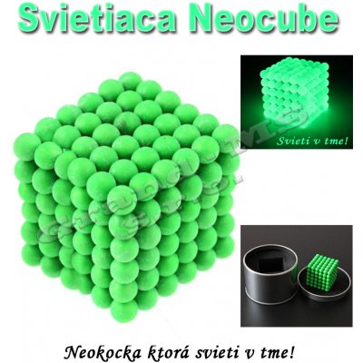 Magnetická NEOKOCKA NEOCUBE magnetické guličky svietiace 216ks 5mm od 16,5  € - Heureka.sk