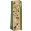 ARGUS Darčeková papierová taška NATUR na víno (11 x 36 cm) 08340053