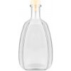 Sklenená fľaša Koniak 500 ml so zátkou