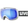 UVEX Downhill 2100 CV White Mat/Mirror Blue/CV Green Lyžiarske okuliare