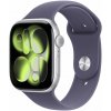 Apple Watch Series 11 Cellular 42 mm Strieborný hliník s hmlovo fialovým športovým remienkom – S/M MF8H4WF/A