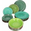 HIT HT-24327138 Jedálenská sada tanierov Green 18 ks
