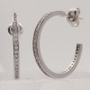 KA E3928 - Strieborné náušnice kameňové krúžky