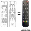 Predátor Philips RC2573 RR2573 náhradný diaľkový ovládač iného vzhľadu.