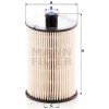 Palivový filter MANN-FILTER PU 820 x