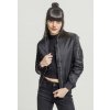 Dámska základná bomber bunda čierna čierna | šedá XS Urban Classics 4053838051276