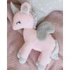 Plyšový jednorožec M ružový