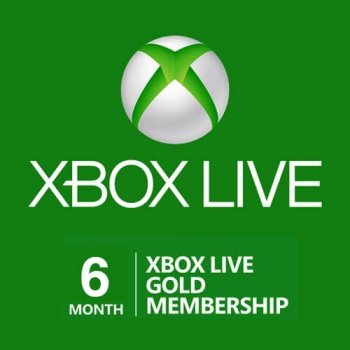 Microsoft Xbox Live Gold členstvo 6 mesiacov