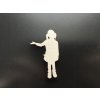 Drevená postava / dievča 13cm