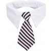 Gentledog kravata pro psy černá-bílá Velikost oblečení: S