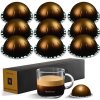 Kapsuly do NESPRESSO VERTUO DOUBLE ESPRESSO CHIARO 80ML, obilninová chuť, intenzita 8