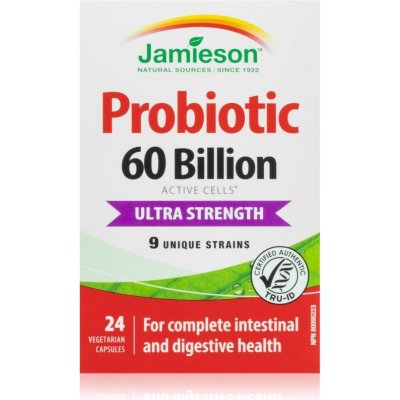Jamieson Probiotic 60 miliard Ultra Strength kapsuly s probiotikami 24 cps
