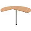 OFFICE PRO s.r.o. HOBIS prídavný stôl jednací pravý, roky naprieč - GP 22 PN, buk