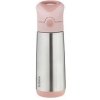 b.box Termoska na pitie so slamkou 500 ml - blush crush