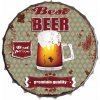 Ceduľa vrchnák Best Beer 35x35cm