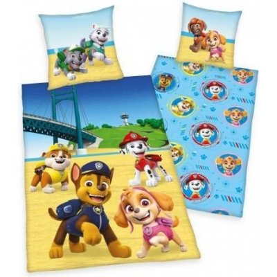 Herding obojstranné bavlna obliečky Paw Patrol 140x200 70x90