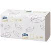 Papierové utierky, Z ohyb, 2 vrstvové, H3 systém, Premium, TORK Extra Soft Singlefold, biele