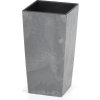 Goleto Plastový kvetináč 40 x 40 x 75 cm 91L | antracit
