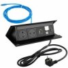 Legrand Pop-up, 2x230V+2xUSB+1xRJ45+1xHDMI čierna