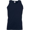 Fruit of the Loom Tílko Athletic Vest, bez rukávu, pánské COT161098a3603-deep navy L Navy deep