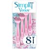 Gillette Simply Venus 3 jednorazové dámske holítko, 8 ks / 1 bal