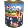 Konzerva ONTARIO Dog Beef Pate Flavoured with Herbs 800 g